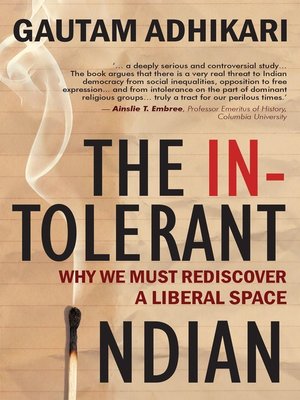 cover image of The Intolerant Indian